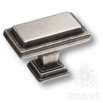 Brass Ручка кнопка 15.368.00.16 старое серебро фото 1