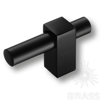 Brass Ручка кнопка 8954 0008 AL6-AL6 черный фото 1