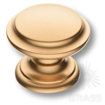 Brass Ручка кнопка 8462-200 матовое золото фото 1