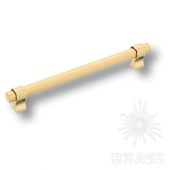 Brass Ручка скоба 8720 0192 GL-GL глянцевое золото 192 мм фото 1