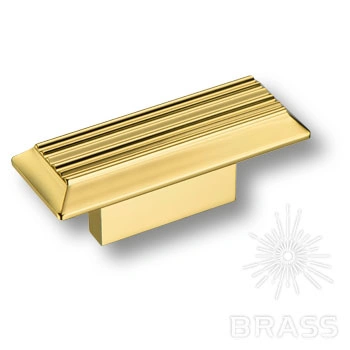 Brass Ручка кнопка 9002 0016 GL глянцевое золото 16 мм фото 1