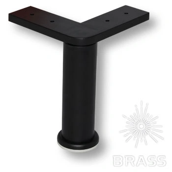 Brass Опора мебельная резная KAX-0006-0160-B13 черный 160 мм фото 1
