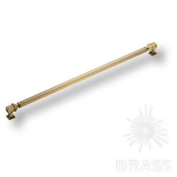 Brass Ручка скоба BU 015.480.04RASQ состаренная латунь 480 мм фото 1
