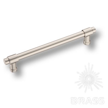 Brass Ручка рейлинг 4686 0160 PNM-PNM полированный никель 160 мм фото 1