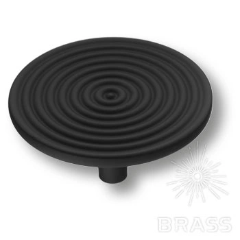 Brass Ручка кнопка 4134 002MP24 чёрный фото 1