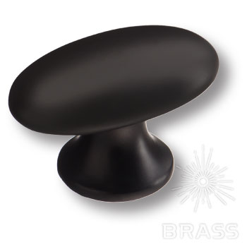 Brass Ручка кнопка BU 008.60.09 черный  фото 1