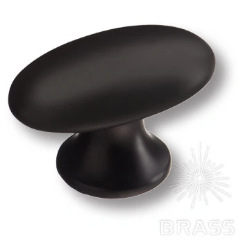 Brass Ручка кнопка BU 008.60.09 черный  фото 1