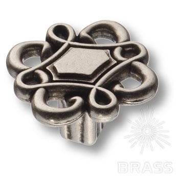 Brass Ручка кнопка 15.377.36.16 старое серебро фото 1