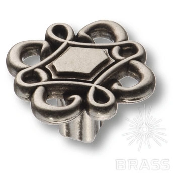 Brass Ручка кнопка 15.377.36.16 старое серебро фото 1