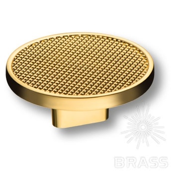 Brass Ручка кнопка 4194 016MP11 глянцевое золото 16 мм фото 1