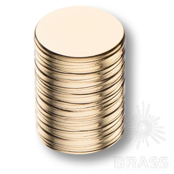 Brass Ручка кнопка 1484 0020 GL глянцевое золото фото 1