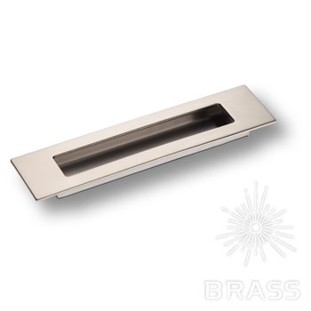Brass Ручка врезная 1174 160MP08 сатинированный никель 160 мм фото 1