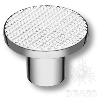 Brass Ручка кнопка 25-Chrome глянцевый хром фото 1