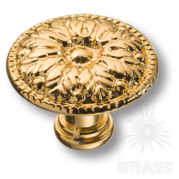 Brass Ручка кнопка 15.303.29.19 глянцевое золото 24 K фото 1