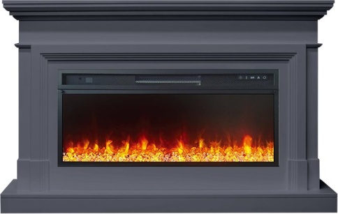 Каминокомплект Coventry - Серый графит (Ширина 1400 мм) с очагом Vision 42 LED фото 1