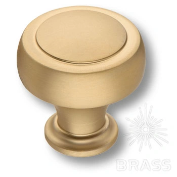 Brass Ручка кнопка 1915 0032 GB матовая латунь фото 1