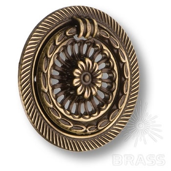 Brass Ручка кольцо 15.250.52.04 старая бронза фото 1