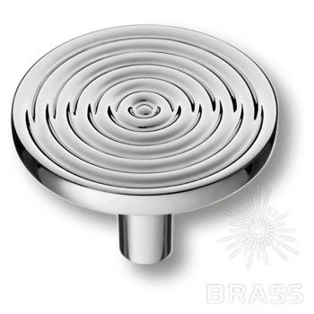 Brass Ручка кнопка 4134 001MP02 глянцевый хром фото 1