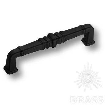 Brass Ручка скоба KT 012.128.09 черный 128 мм фото 1