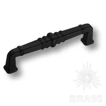Brass Ручка скоба KT 012.128.09 черный 128 мм фото 1