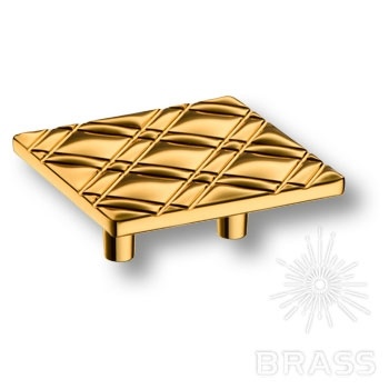 Brass Ручка кнопка 4201 032MP11 глянцевое золото 32 мм фото 1