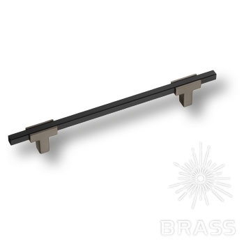 Brass Ручка рейлинг 778-160-Titanium-Matt Black графит-матовый черный 160 мм фото 1