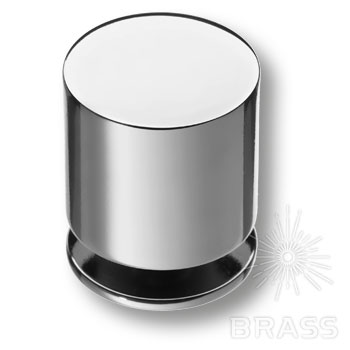 Brass Ручка кнопка 1956 0026 CR глянцевый хром фото 1