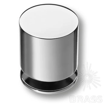 Brass Ручка кнопка 1956 0026 CR глянцевый хром фото 1