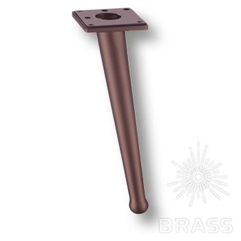 Brass Опора мебельная 1180 0200 Nova Bakir Mat BONE коричневый 200 мм фото 1