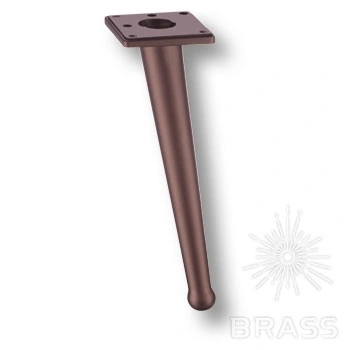 Brass Опора мебельная 1180 0200 Nova Bakir Mat BONE коричневый 200 мм фото 1