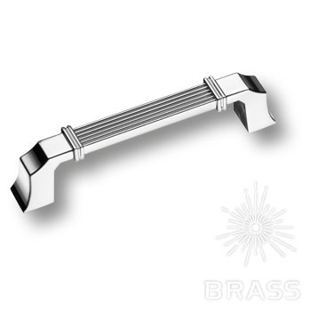 Brass Ручка скоба 546-96-Chrome глянцевый хром 96 мм фото 1