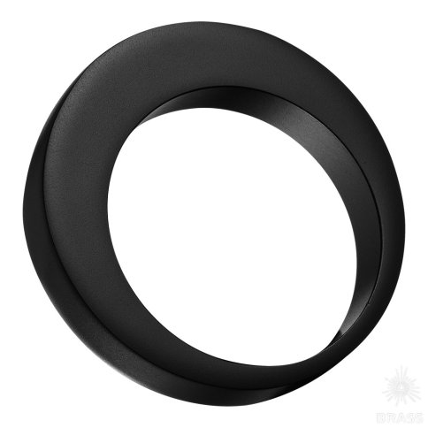 Brass Ручка кольцо 6530 0060 AL6 черный 32 мм фото 1