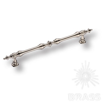Brass Ручка скоба SEHZADE-51-160 глянцевый никель 160 мм фото 1