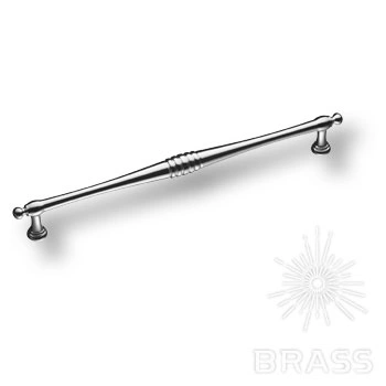 Brass Ручка скоба BU 004.224.15 глянцевое серебро 224 мм фото 1