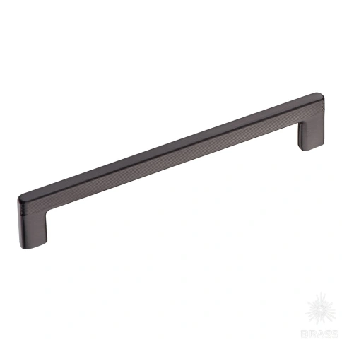 Brass Ручка скоба 393-160-Black Chrome темный графит 160 мм