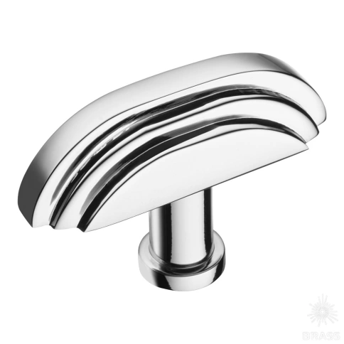 Brass Ручка кнопка 07240-005-5 глянцевый хром фото 1