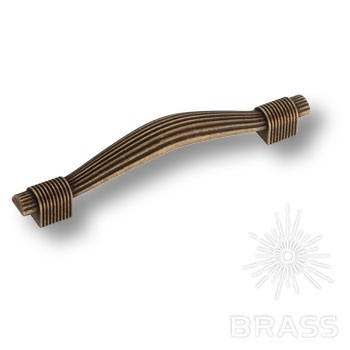 Brass Ручка скоба 7491-831 старая бронза 128 мм фото 1