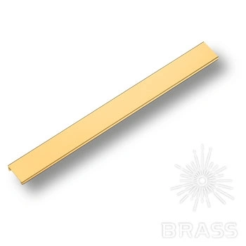 Brass Ручка торцевая 8926 0320 GL глянцевое золото 320 мм фото 1