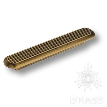Brass Ручка скоба 9020 0128 ABM состаренная латунь 128 мм фото 1