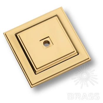 Brass Подложка для мебельных ручек 3040 0050 GL глянцевое золото фото 1
