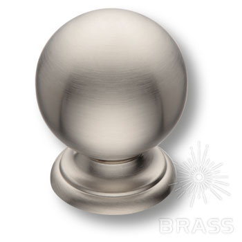 Brass Ручка кнопка 8352-038 никель фото 1