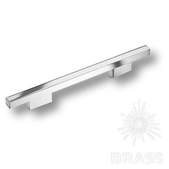 Brass Ручка скоба 7345 0192 CR-CR глянцевый хром 192 мм фото 1