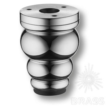 Brass Опора мебельная KAL-0005-0080-A01 глянцевый хром фото 1