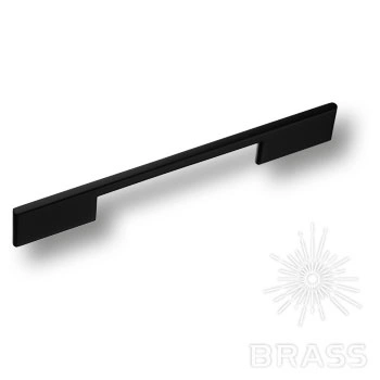 Brass Ручка скоба 8570 0160 AL6 чёрный 160 мм фото 1