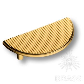 Brass Ручка скоба 1197 064MP11 глянцевое золото 64 мм фото 1