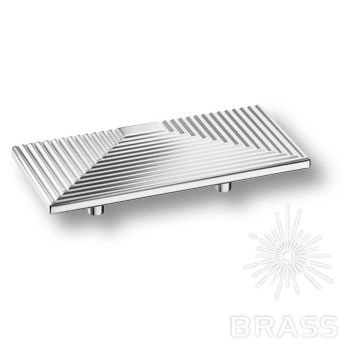 Brass Ручка скоба 1203 064MP02 глянцевый хром 64 мм фото 1