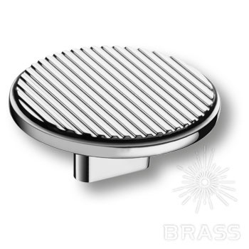 Brass Ручка кнопка 4197 016MP02 глянцевый хром 16 мм фото 1