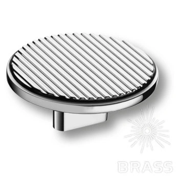 Brass Ручка кнопка 4197 016MP02 глянцевый хром 16 мм фото 1