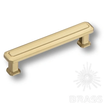 Brass Ручка скоба 1101 096PC35 матовое золото 96 мм фото 1