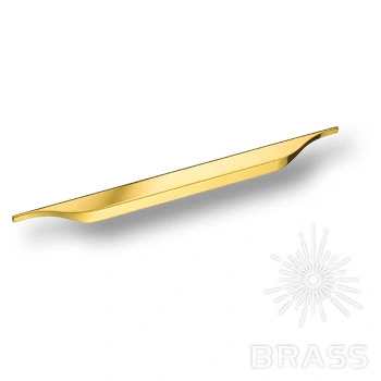 Brass Ручка профиль 8267 0448 GL глянцевое золото 448 мм фото 1